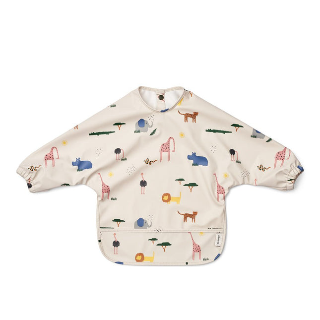 Liewood Slabbetje Merle Safari Sandy koop je bij Babywinkel