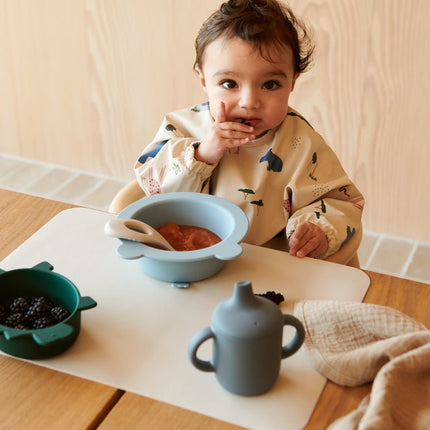 Liewood Slabbetje Merle Safari Sandy koop je bij Babywinkel