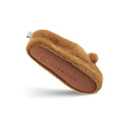 Liewood Slofjes Aviaja Golden caramel koop je bij Babywinkel