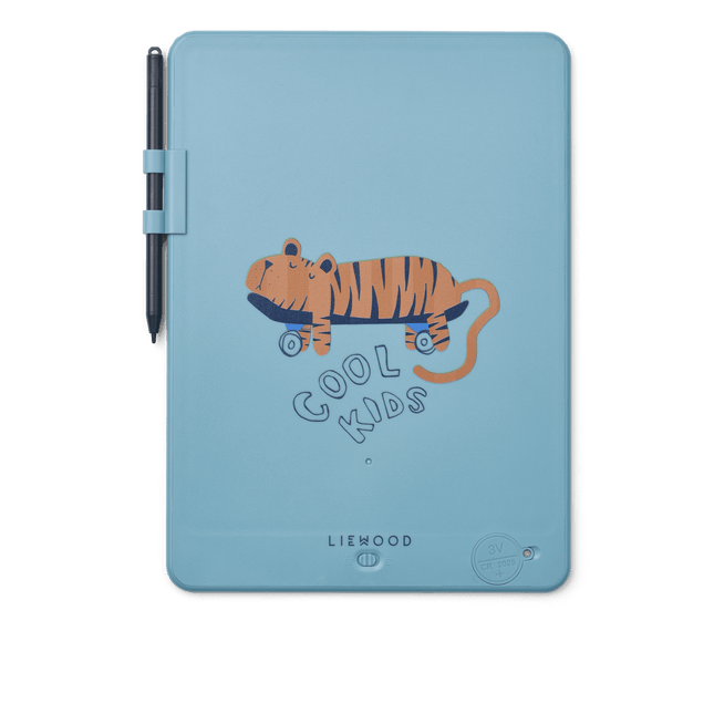 Liewood Tekentablet Tiger / Beach blue 25,4cm koop je bij Babywinkel
