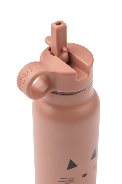 Liewood Waterfles Falk Cat dark rose koop je bij Babywinkel