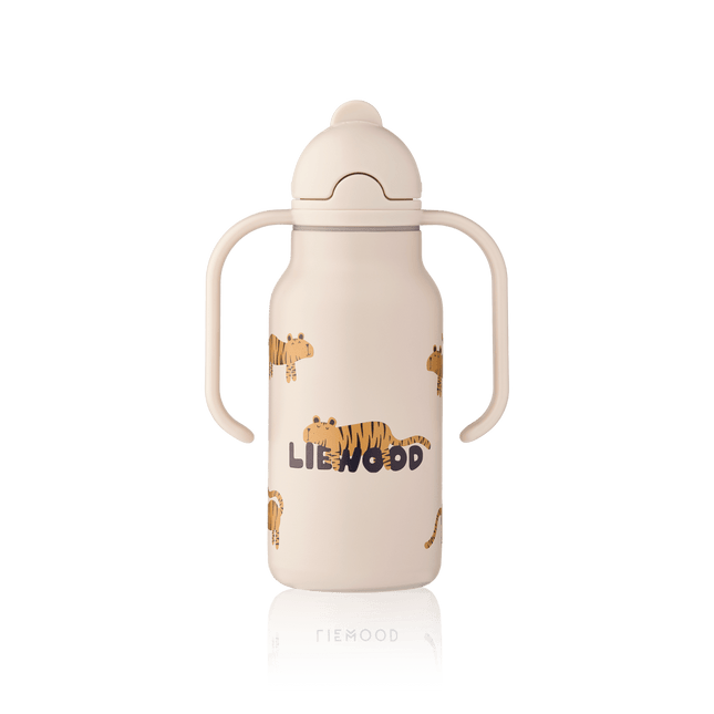 Liewood Waterfles Kimmie Tiger / Sandy 250ml koop je bij Babywinkel