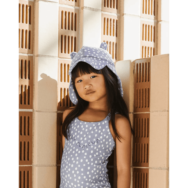 Liewood Zonnehoedje Baby Dot / Dusty Lavender koop je bij Babywinkel