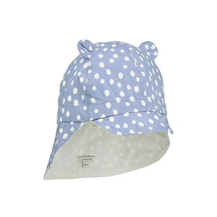 Liewood Zonnehoedje Baby Gorm Omkeerbare Dot / Dusty Lavender koop je bij Babywinkel