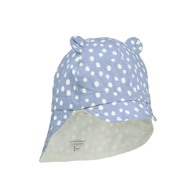 Liewood Zonnehoedje Baby Gorm Omkeerbare Dot / Dusty Lavender koop je bij Babywinkel