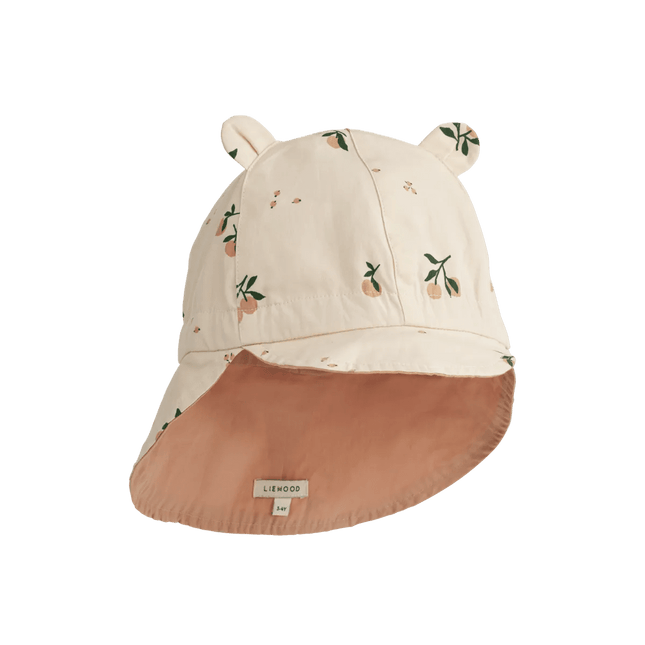 Liewood Zonnehoedje Baby Gorm Omkeerbare Peach / Seashell / Pale Tuscany koop je bij Babywinkel