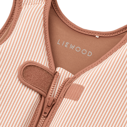 Liewood Zwemvest Dove Seersucker Pale Tuscany/ Creme De La Creme koop je bij Babywinkel