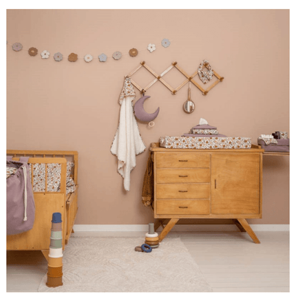 Little Dutch Aankleedkussenhoes Duitsland Pure Mauve koop je bij Babywinkel