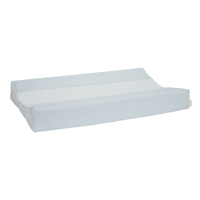 Little Dutch Aankleedkussenhoes Pure Soft Blue koop je bij Babywinkel