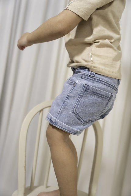 Little Dutch Baby Broekje Kort Denim koop je bij Babywinkel