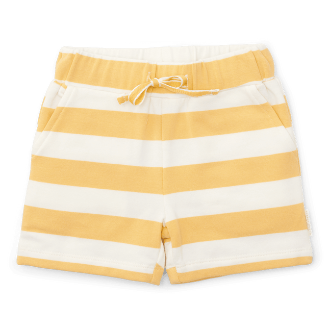 Little Dutch Baby Broekje Kort Sunny Yellow Stripes koop je bij Babywinkel