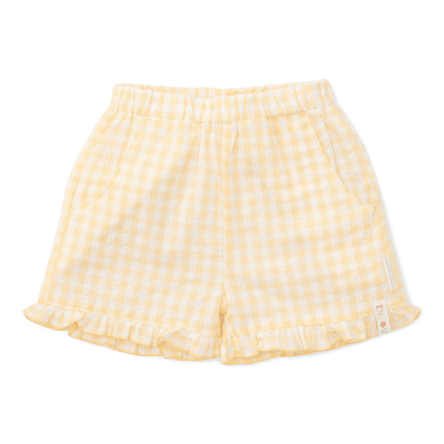 Little Dutch Baby Broekje Kort Sunshine Checks koop je bij Babywinkel