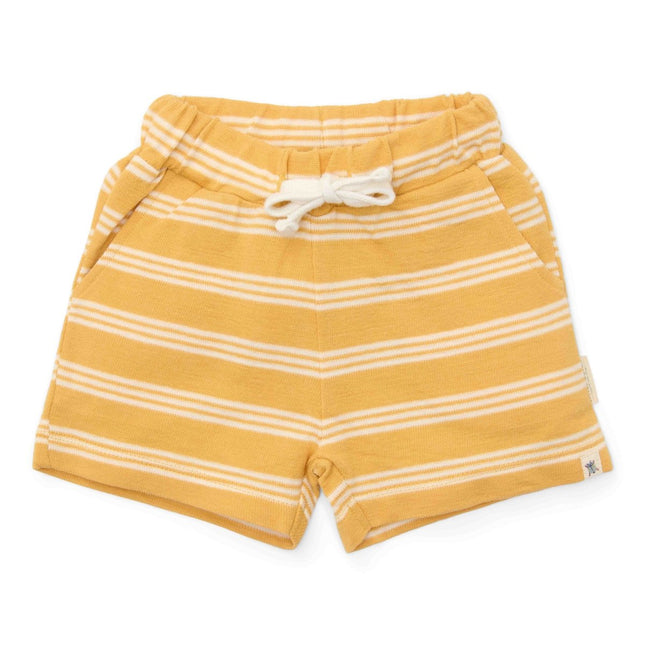 Little Dutch Baby Broekje Kort Yellow Stripe koop je bij Babywinkel