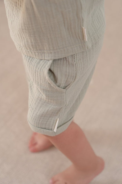 Little Dutch Baby Broekje Mousseline Grass Green koop je bij Babywinkel
