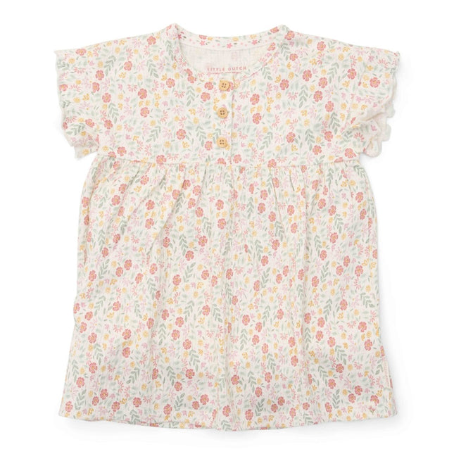 Little Dutch Baby Jurkje Creme Korte Mouw koop je bij Babywinkel