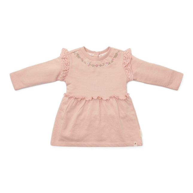 Little Dutch Baby Jurkje Lange Mouwen Soft Rose koop je bij Babywinkel