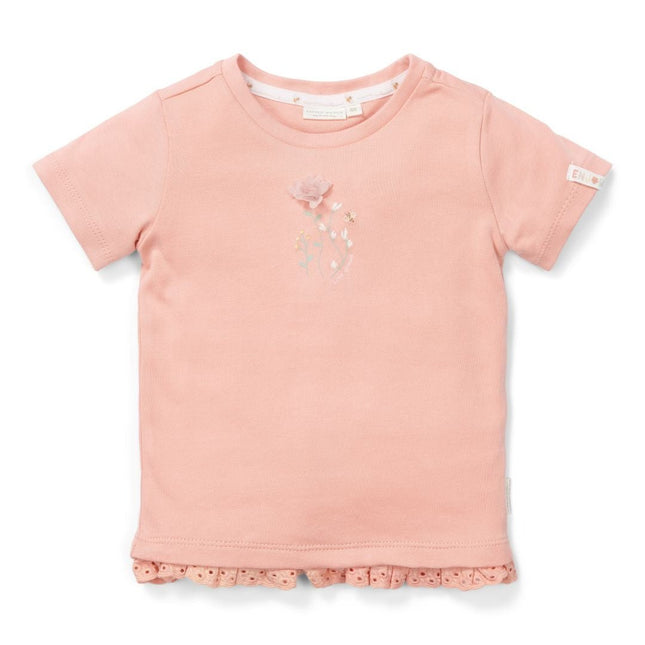 Little Dutch Baby Shirt Korte Mouwen Flower Pink koop je bij Babywinkel