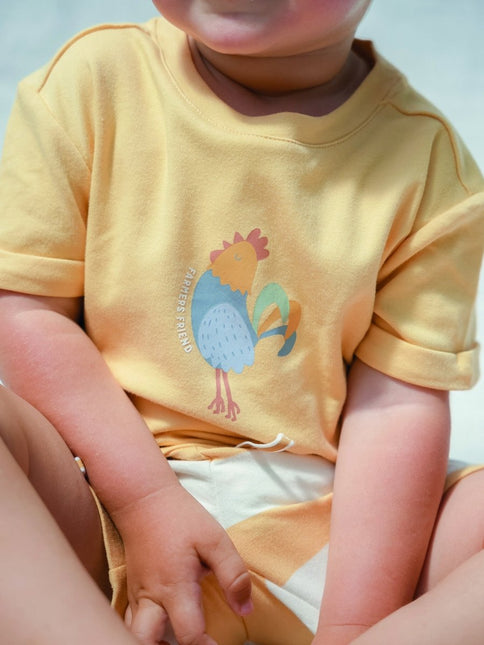 Little Dutch Baby Shirt Korte Mouwen Sunny Yellow koop je bij Babywinkel