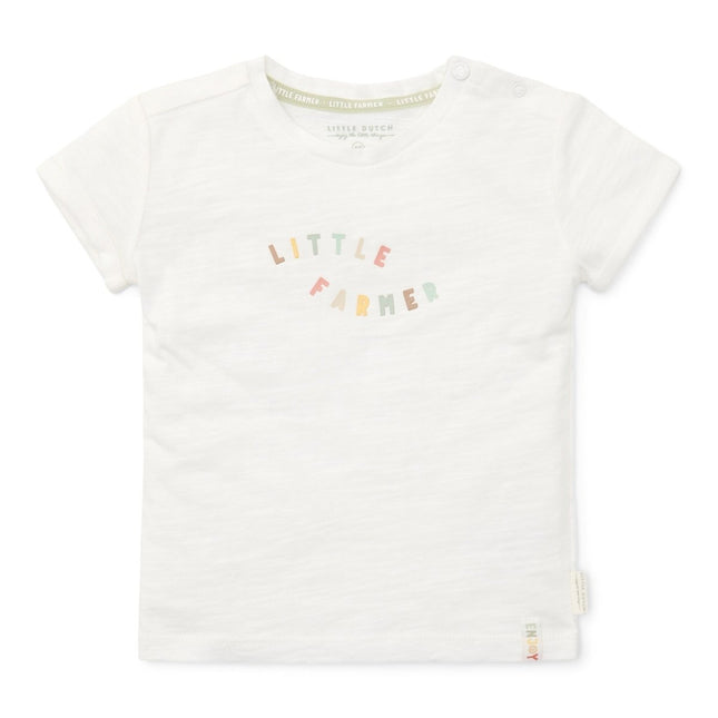 Little Dutch Baby Shirt Korten Mouwen Off White Little Farmer koop je bij Babywinkel