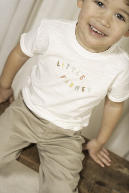 Little Dutch Baby Shirt Korten Mouwen Off White Little Farmer koop je bij Babywinkel