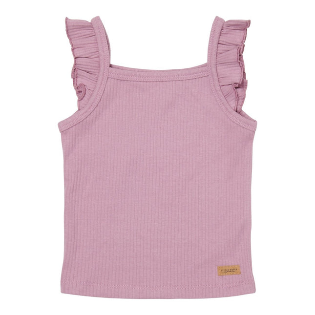 Little Dutch Baby Shirt Met Ruffels Mauve koop je bij Babywinkel