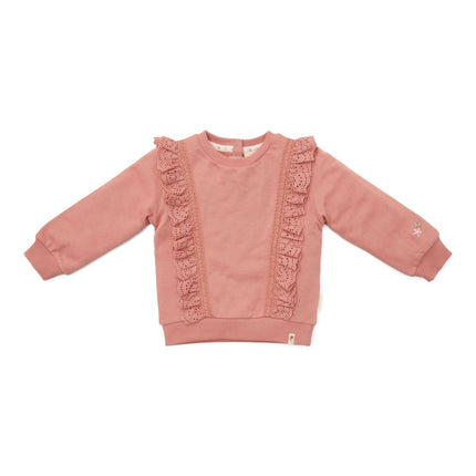 Little Dutch Baby Sweater Warm Pink koop je bij Babywinkel