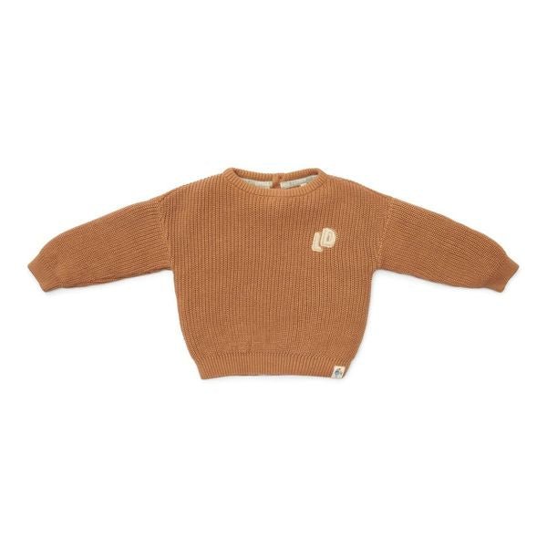 Little Dutch Baby Trui Gebreid Brown koop je bij Babywinkel