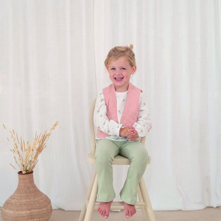 Little Dutch Baby Vestje Mousseline Flower Pink koop je bij Babywinkel