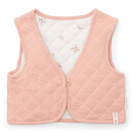 Little Dutch Baby Vestje Mousseline Flower Pink koop je bij Babywinkel