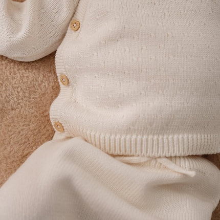 Little Dutch Baby Vestje Overslag Off White koop je bij Babywinkel