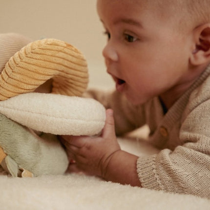 Little Dutch Baby Vestje Overslag Soft Beige Melee koop je bij Babywinkel