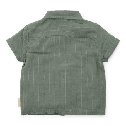 Little Dutch Babyblouse Forest Green Korte Mouw koop je bij Babywinkel