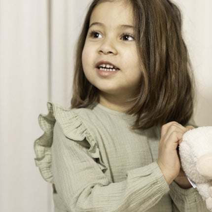 Little Dutch Babyblouse Mousseline Grass Green koop je bij Babywinkel