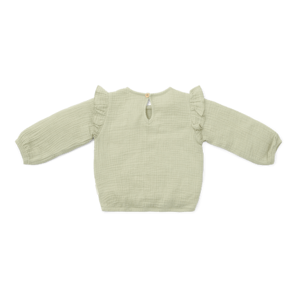 Little Dutch Babyblouse Mousseline Grass Green koop je bij Babywinkel