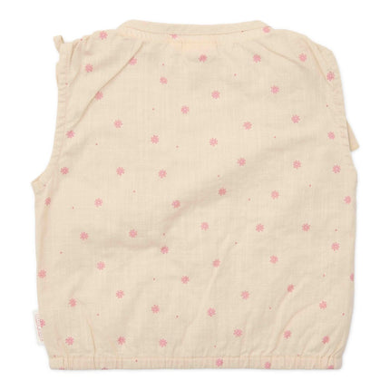 Little Dutch Babyblouse Sand Mouwloos koop je bij Babywinkel