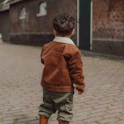 Little Dutch Babyjasje Omkeerbaar Brown/Sand koop je bij Babywinkel