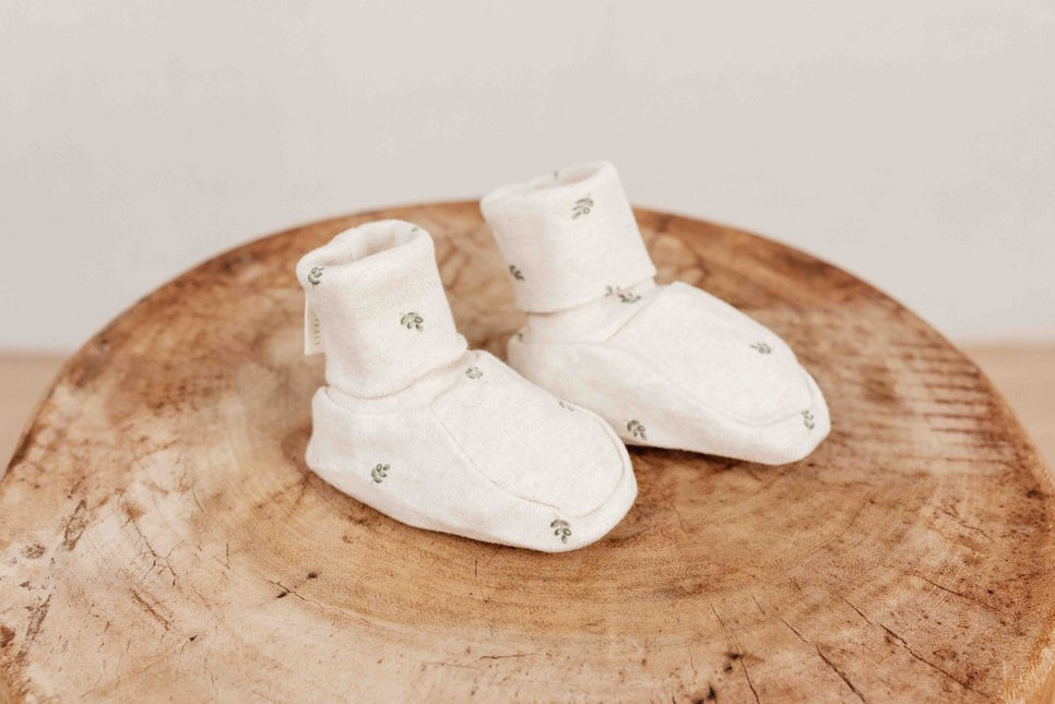 Little Dutch Babyslofjes Green Leaves koop je bij Babywinkel