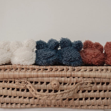 Little Dutch Babyslofjes Teddy Stone Blue koop je bij Babywinkel