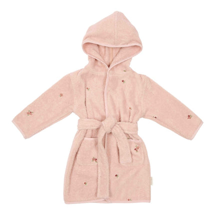Little Dutch Badjas Geborduurd Blossom koop je bij Babywinkel