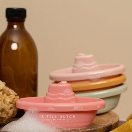 Little Dutch Badspeelgoed Bootjes Roze koop je bij Babywinkel
