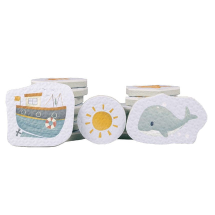 Little Dutch Badspeelgoed Sailors Bay Foam Figuren koop je bij Babywinkel