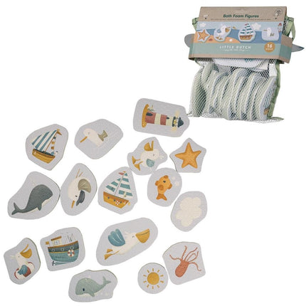 Little Dutch Badspeelgoed Sailors Bay Foam Figuren koop je bij Babywinkel