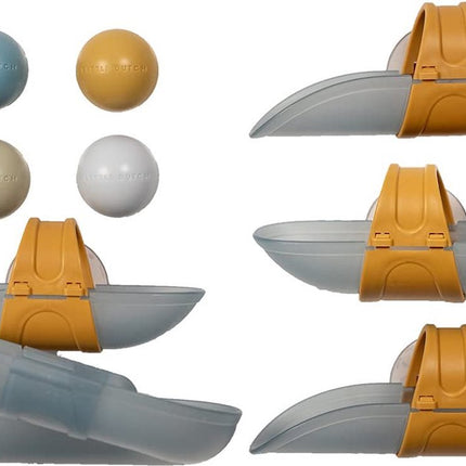Little Dutch Badspeelgoed Waterbaan Blauw 8 Delig koop je bij Babywinkel
