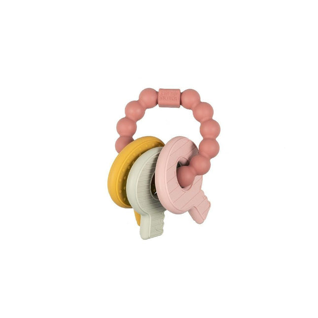 Little Dutch Bijtring Siliconen Sleutelbos Rz. koop je bij Babywinkel
