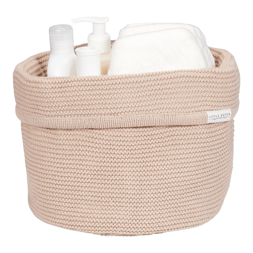 Little Dutch Commodemandje Gebreid Rond Beige koop je bij Babywinkel