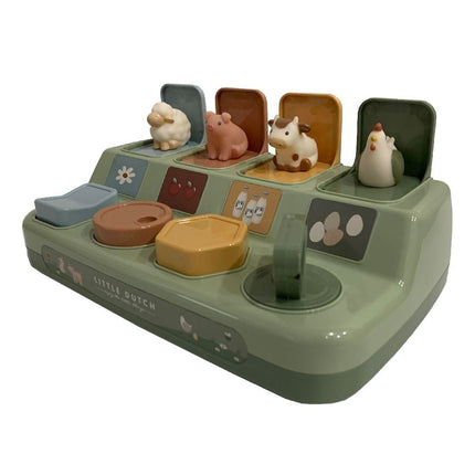 Little Dutch Educatief Speelgoed Farm Pop - Up Animals koop je bij Babywinkel