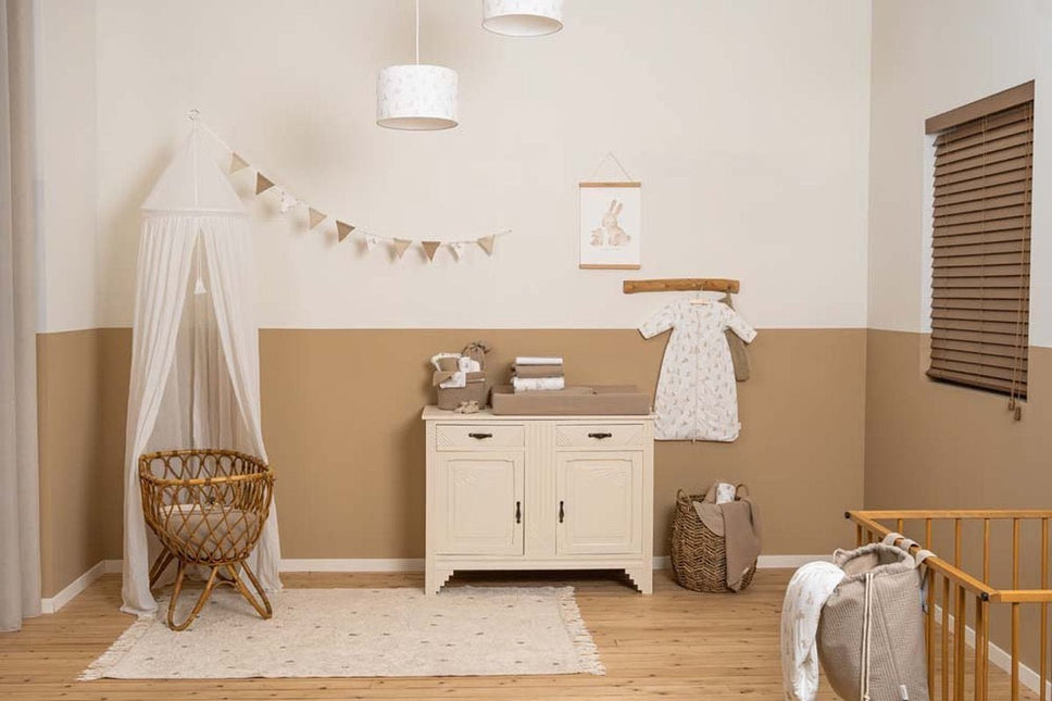 Little Dutch Hoeslaken Wieg Wit Baby Bunny koop je bij Babywinkel