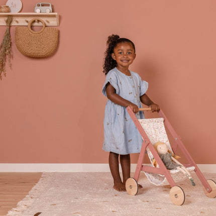 Little Dutch Houten Speelgoed Poppen Buggy koop je bij Babywinkel