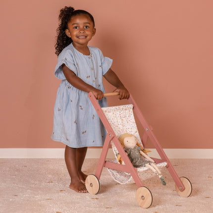 Little Dutch Houten Speelgoed Poppen Buggy koop je bij Babywinkel