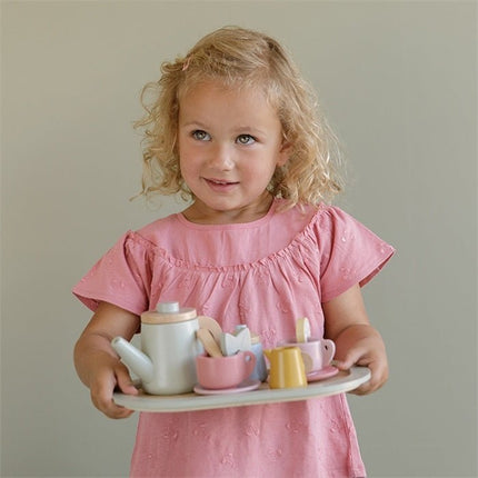 Little Dutch Houten Speelgoed Theeservies koop je bij Babywinkel